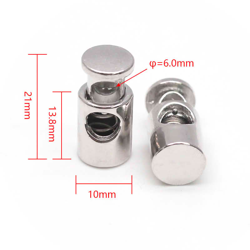 WH119合金绳扣（水桶形）内孔6MM（铁弹簧）  WA3226