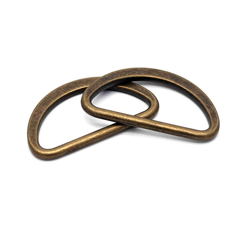 合金D字扣   扁形D字扣    20mm到 50mm  ALLOY FLAT D RING
